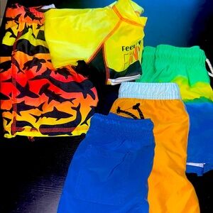 3T Kids Colorful Swim Shorts Set